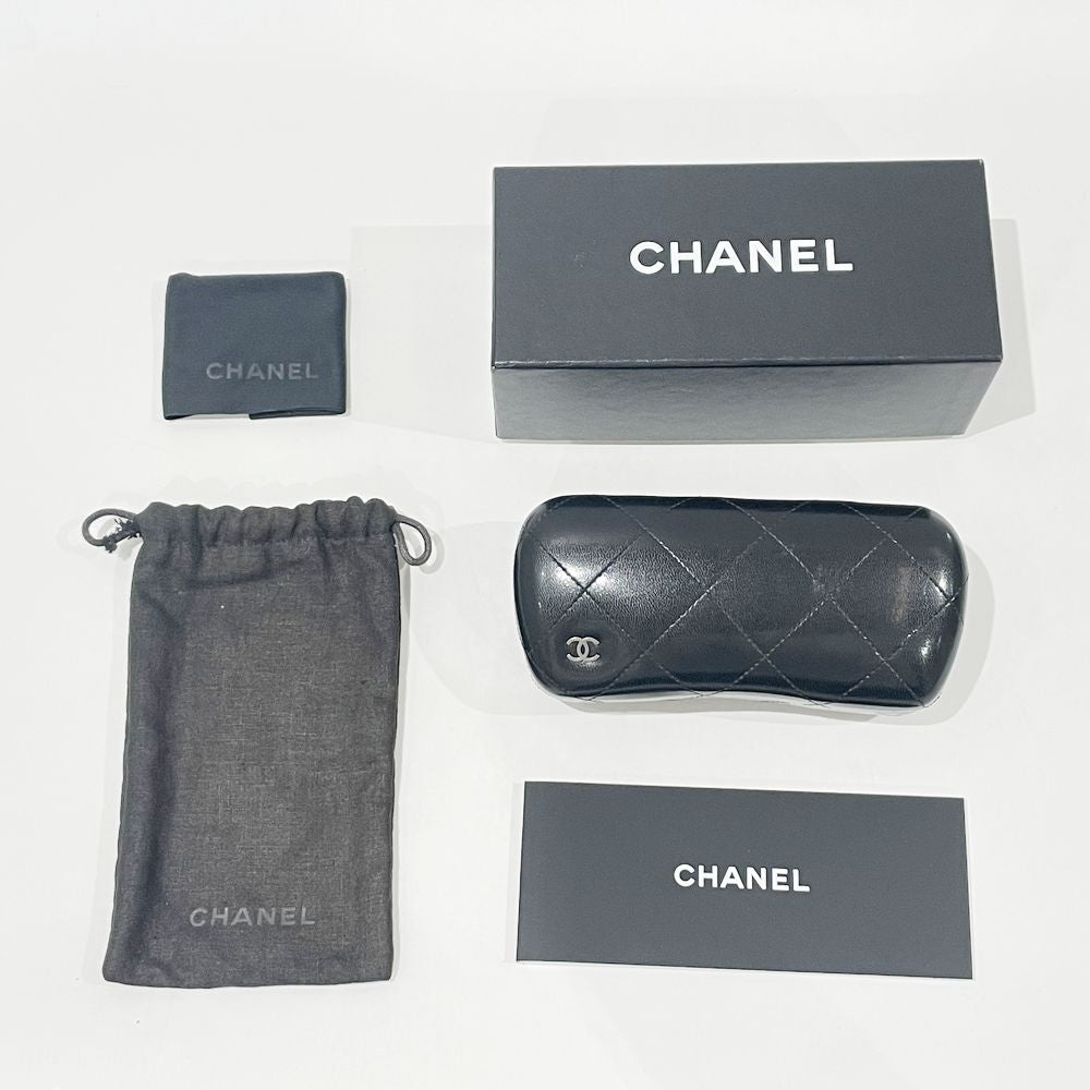 CHANEL(シャネル) ティアドロップ ココマーク グラデーション 革巻き 4189-T-Q-A サングラス メタル/レザー レディース【中古AB】20240910