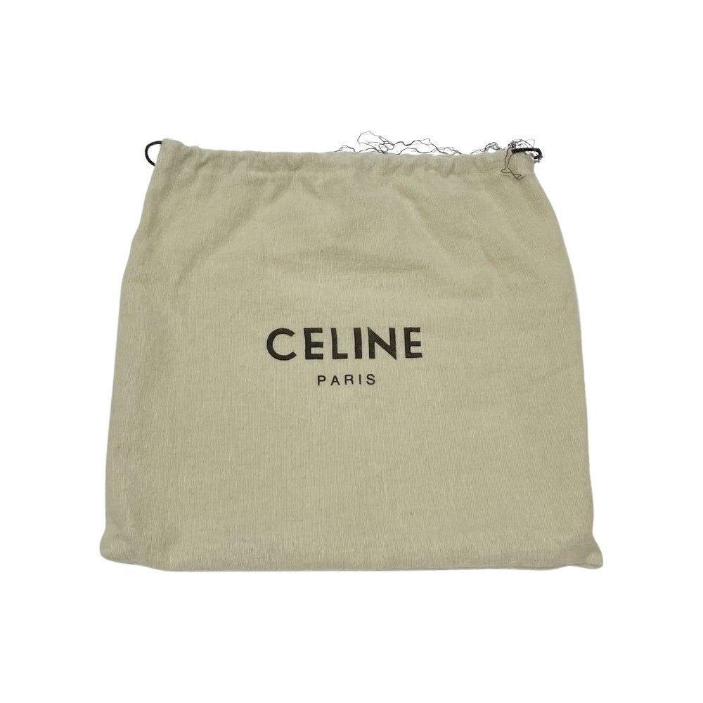 CELINE(セリーヌ) ロゴ リング金具 スクエア型 ヴィンテージ クラッチバッグ レザー レディース【中古B】20240908