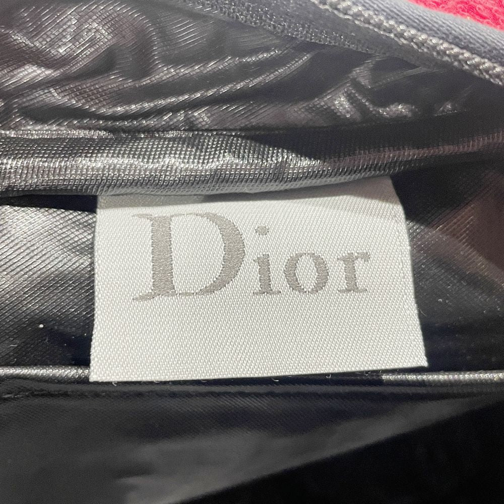 Christian Dior(クリスチャンディオール) ロゴ刺繍 J'ADORE ジャドール ミニ ハンドバッグ パイル レディース【中古AB】20240908