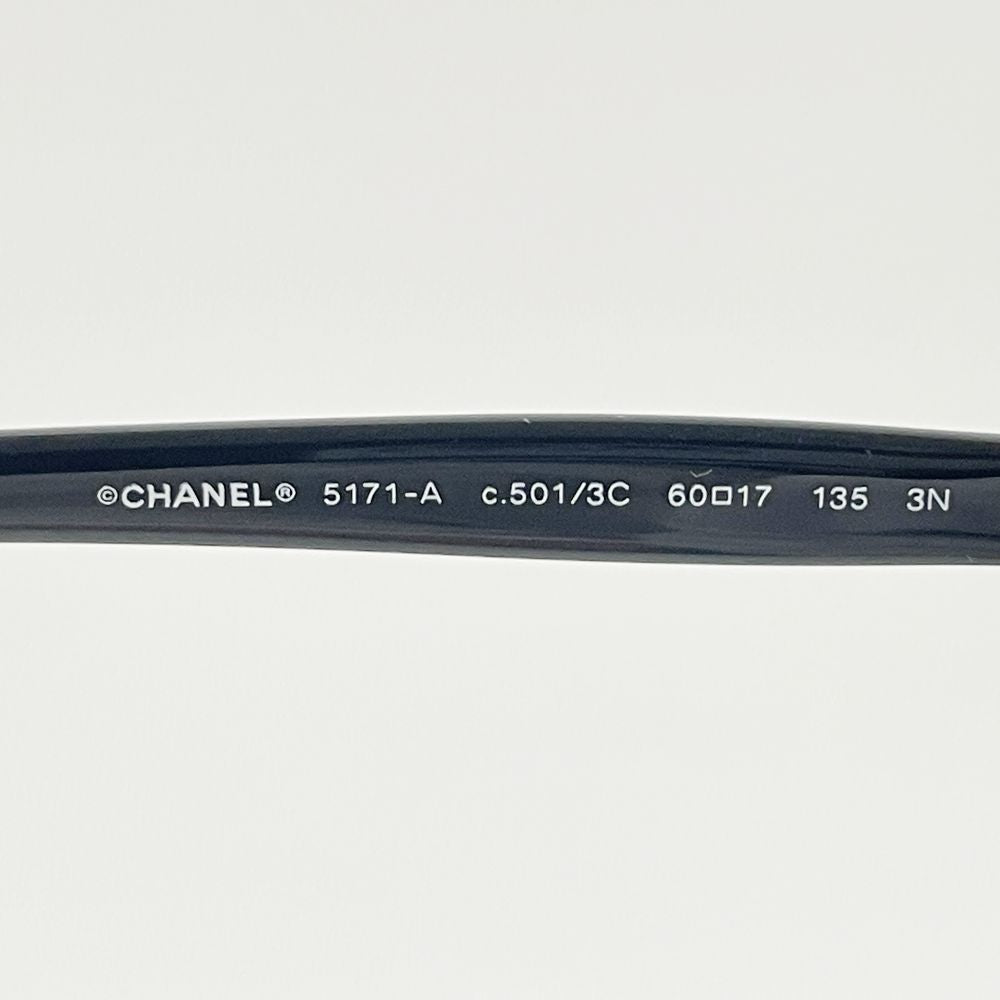 CHANEL(シャネル) ココマーク リボン デミ柄 バイカラー 5171-A サングラス プラスチック レディース【中古AB】20240910