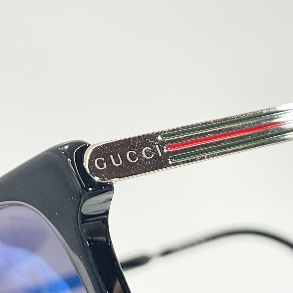 GUCCI(グッチ) ボストン コンビ シェリーライン ウェブストライプ GG0078SK サングラス プラスチック/メタル メンズ【中古A】20240911