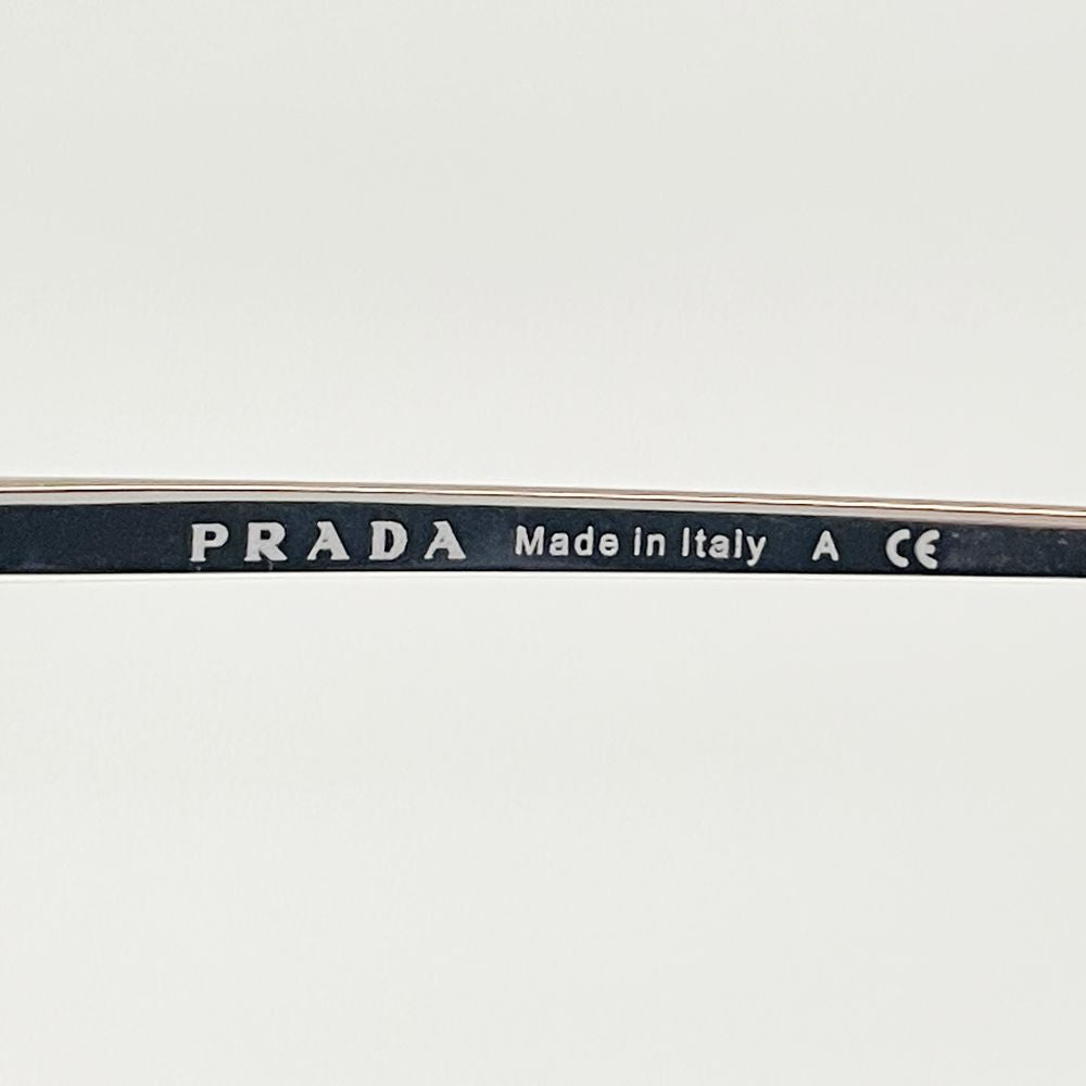 PRADA(プラダ) コンビ デミ柄 ライトカラーレンズ SPR58U サングラス プラスチック/メタル ユニセックス【中古AB】20240914