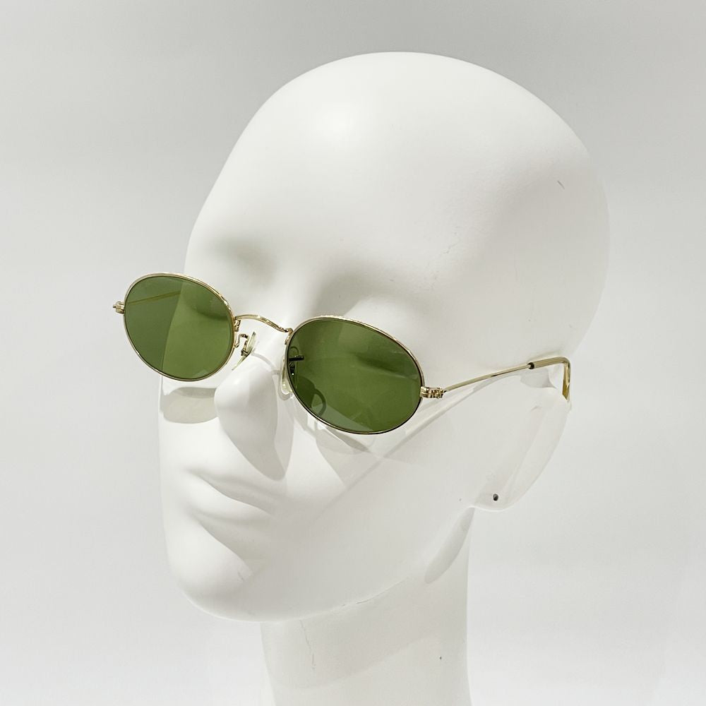 Ray-Ban(レイバン) オーバル ミル打ち グリーンレンズ B&L U.S.A. W0977 ヴィンテージ サングラス メタル/ ユニセックス【中古A】20240910