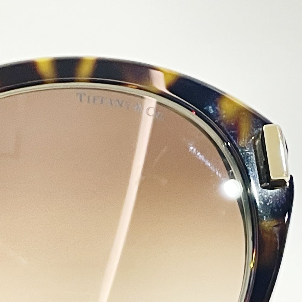 TIFFANY&Co.(ティファニー) キャットアイ T デミ柄 アイウェア TF4167-F 8286/3B サングラス アセテート/メタル ユニセックス【中古A】20240911