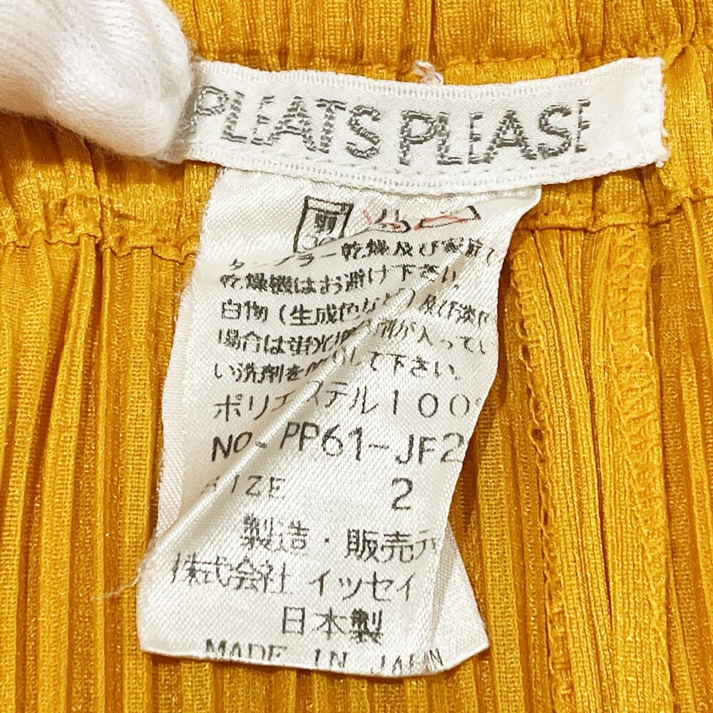 PLEATS PLEASE(プリーツプリーズ) イッセイミヤケ プリーツ加工 ロング サイズ2 PP61-JF209 パンツ ポリエステル レディース【中古B】20240917