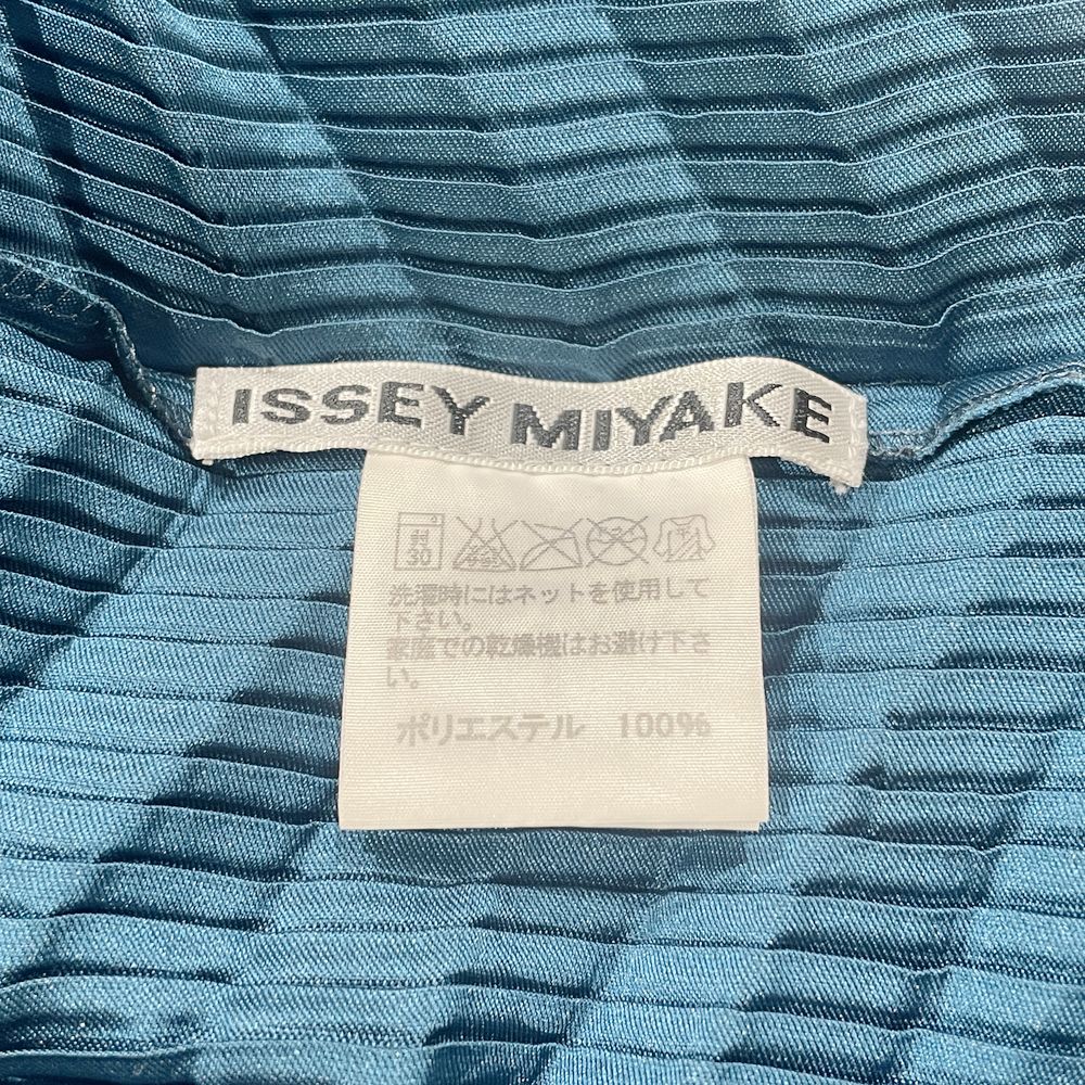 ISSEY MIYAKE(イッセイミヤケ) プリーツ加工 ストライプ ノースリーブ サイズ2 IM33FJ110 カットソー ポリエステル レディース【中古AB】20240929