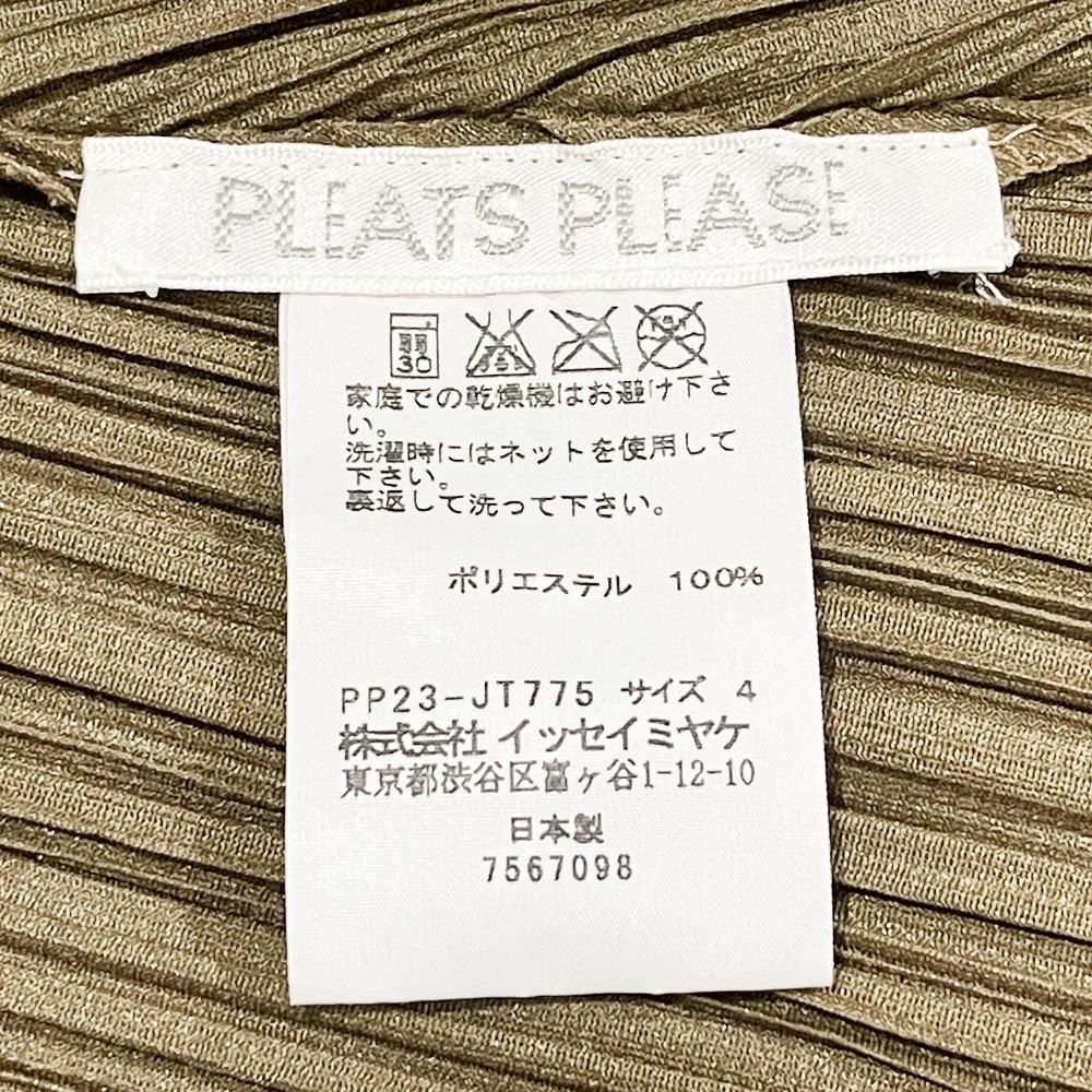 PLEATS PLEASE(プリーツプリーズ) イッセイミヤケ プリーツ加工 カットアウト サイズ3 PP23-JT775 ワンピース ポリエステル レディース【中古AB】20240817