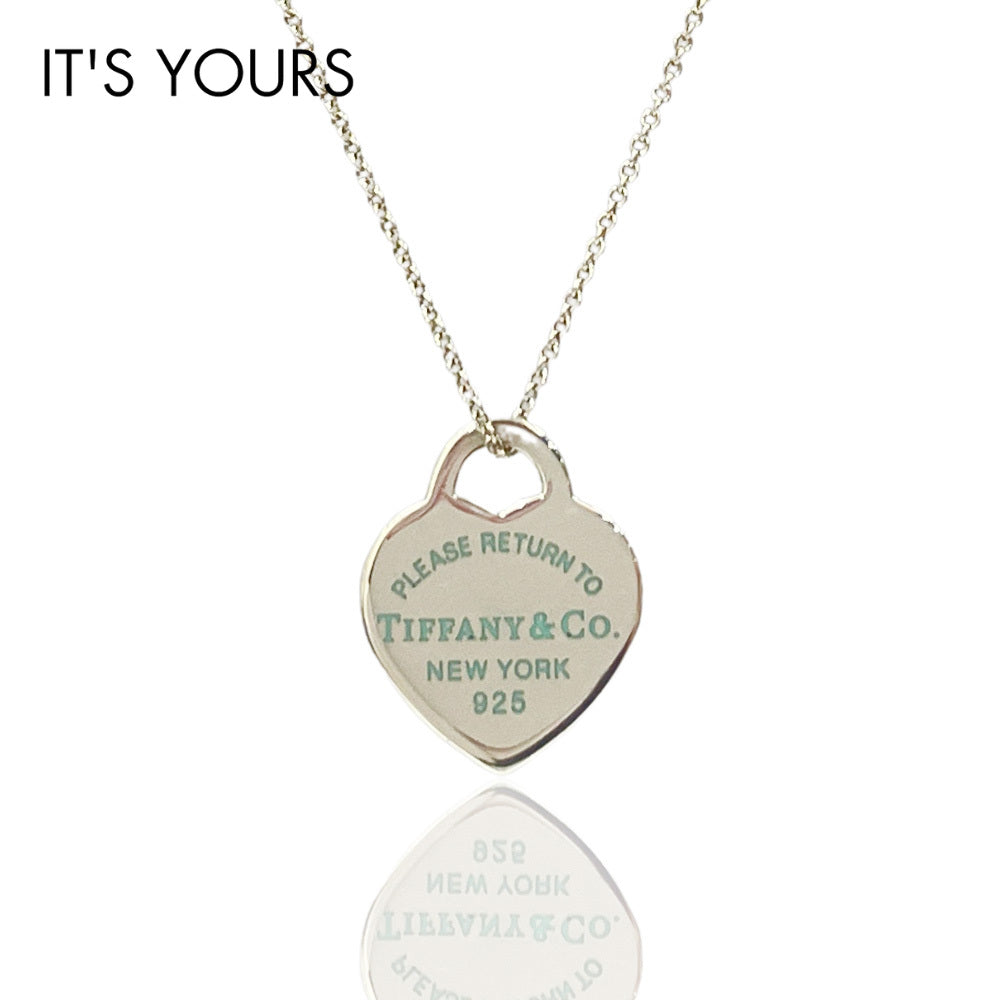 TIFFANY&Co.(ティファニー) リターントゥハートタグ ブルー文字 ペンダント ネックレス シルバー925 ユニセックス【中古AB】20240916