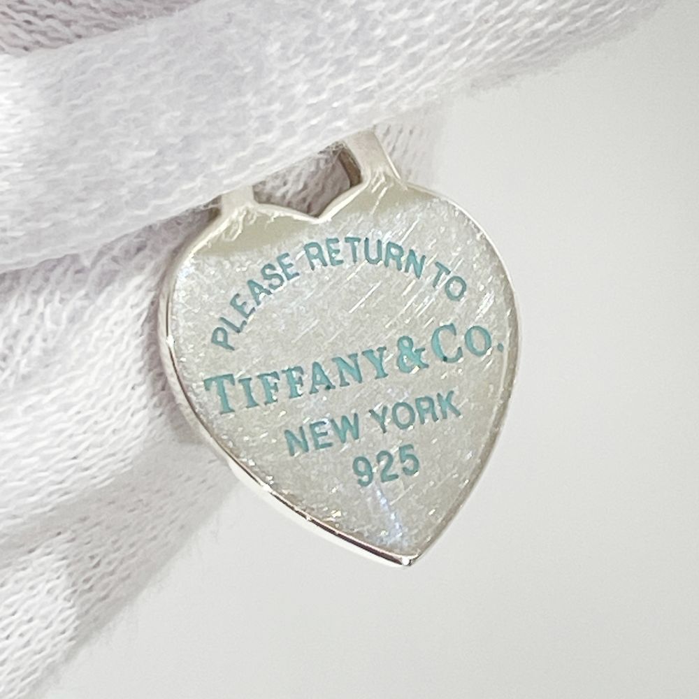 中古AB/使用感小】TIFFANY&Co. ティファニー リターントゥハートタグ ブルー文字 ペンダント SV925 ユニセックス ネックレス 20490367