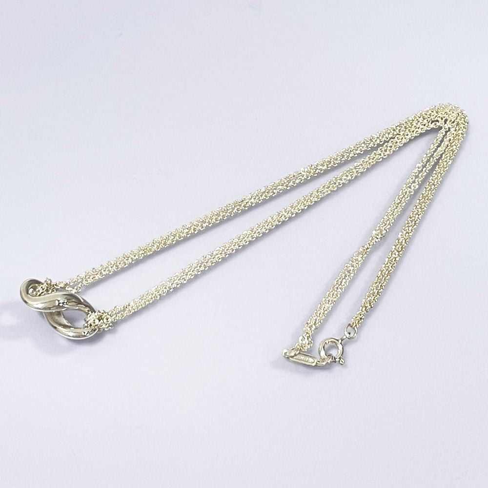 TIFFANY&Co.(ティファニー) インフィニティ 7.7g ダブルチェーン ペンダント ネックレス シルバー925 ユニセックス【中古A】20240925