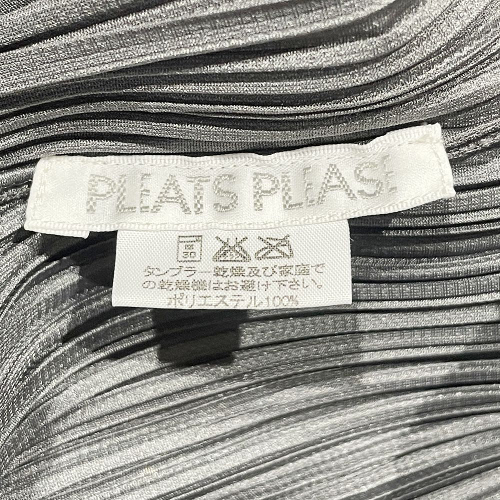 PLEATS PLEASE(プリーツプリーズ) イッセイミヤケ プリーツ加工 カットソー＆長袖シャツ＆ロングスカート 3点セット サイズ3 PP05-JK004/PP05-JJ01 セットアップ ポリエステル レディース【中古AB】20241013