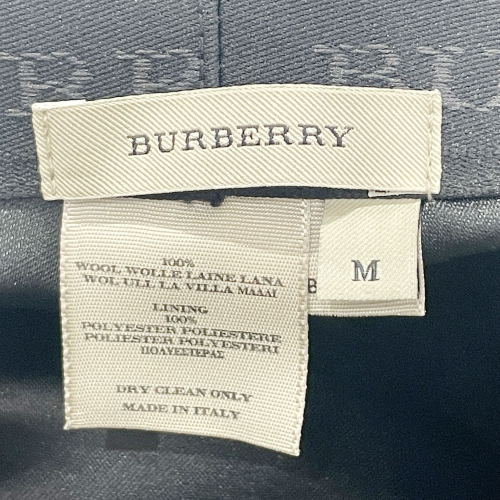 BURBERRY(バーバリー) Mサイズ ノバチェック 帽子 ハット ハンチング ウール/ポリエステル ユニセックス【中古AB】20240924