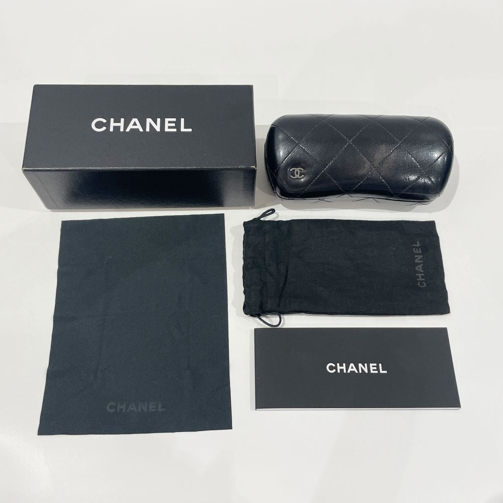 CHANEL(シャネル) リボン オーバーサイズ 5171 サングラス メタル/レザー レディース【中古A】20240924