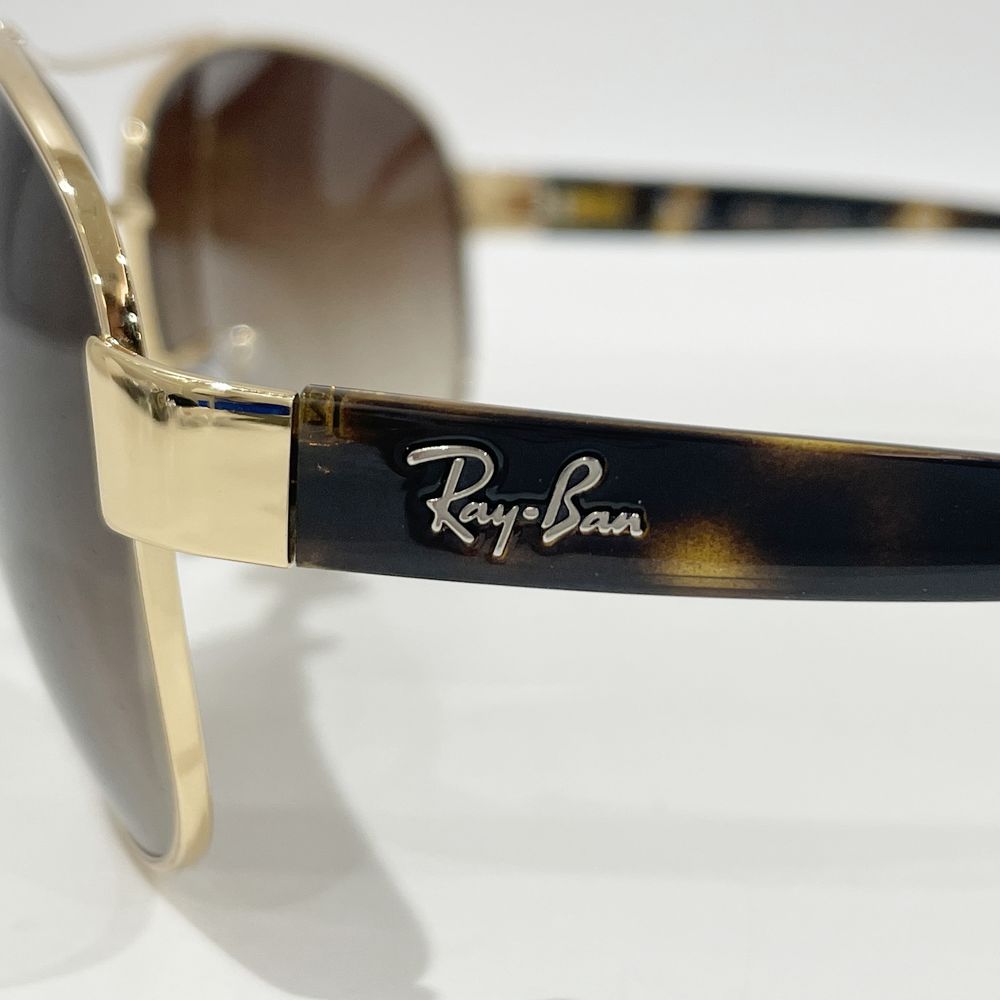 Ray-Ban(レイバン) カーブレンズ デミ柄 RB3386 001/13 サングラス メタル/ ユニセックス【中古A】20240924