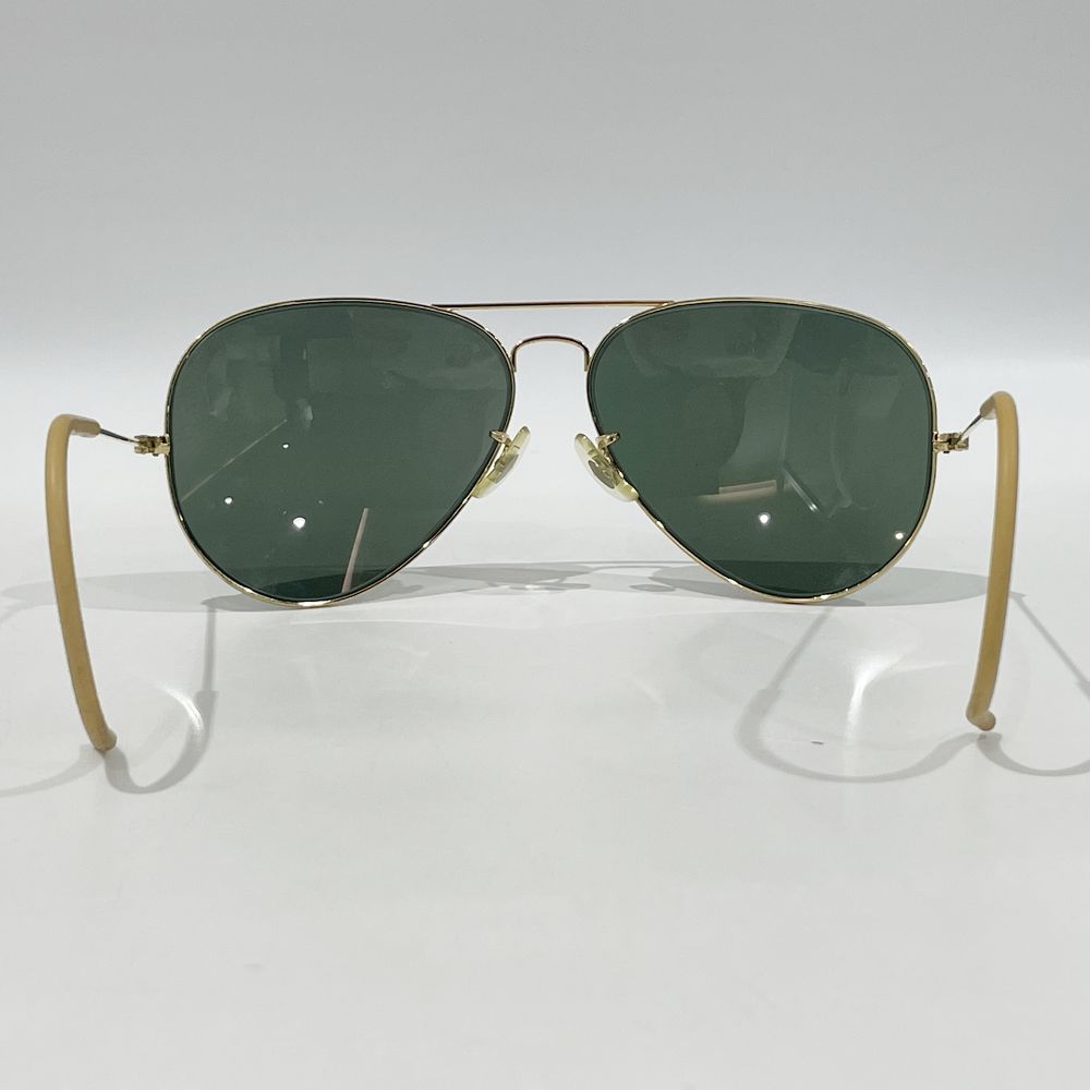 中古B/標準】Ray-Ban レイバン ヴィンテージ サングラス ティアドロップ B&L USA. アビエイター ユニセックス サングラス  ゴールド20491370