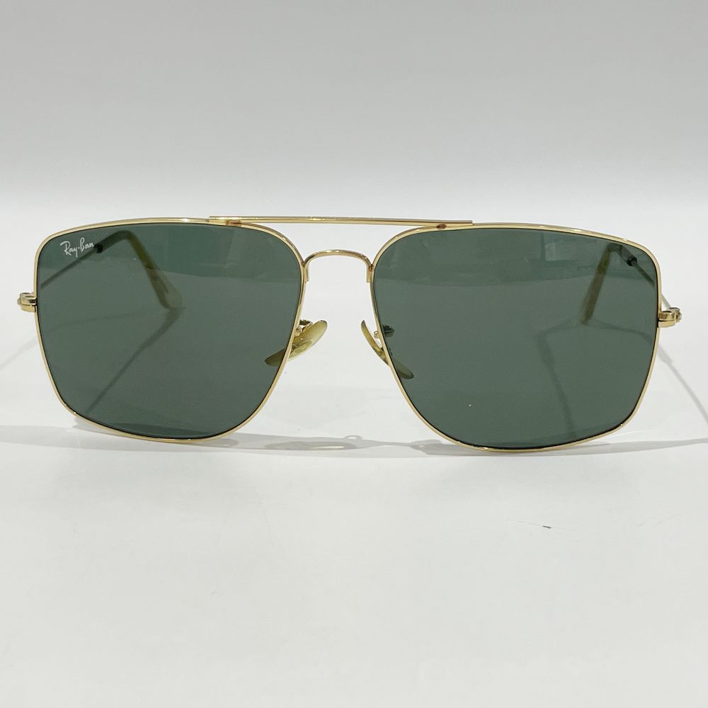 中古AB/使用感小】Ray-Ban レイバン ヴィンテージ エクスプローラー スクエア B&L U.S.A. ユニセックス サングラス W0502  ゴールド20491372