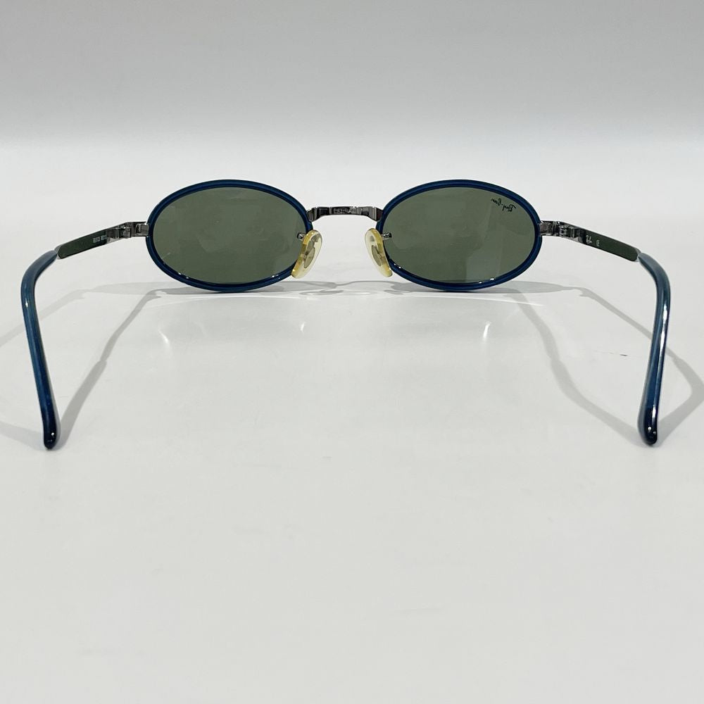 中古AB/使用感小】Ray-Ban レイバン ヴィンテージ オーバル ユニセックス サングラス RB3123 W3110 ブルー20491373