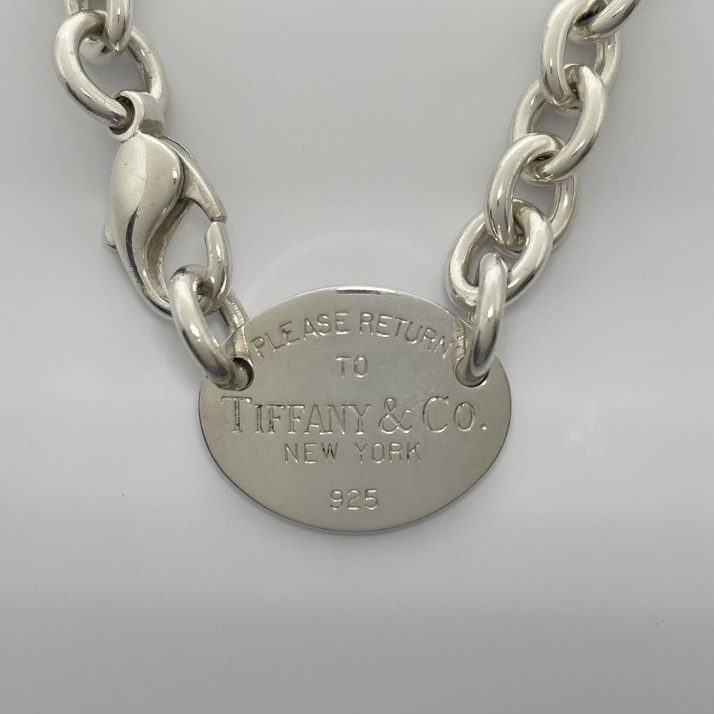 TIFFANY&Co.(ティファニー) リターントゥ オーバルタグ ネックレス シルバー925 レディース【中古】20240928