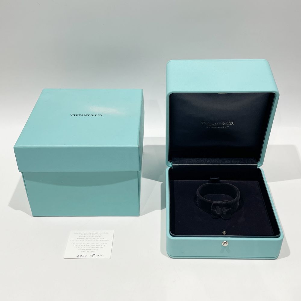 TIFFANY&Co.(ティファニー) Tワイヤー ダイヤ×シェル D0.11ct バングル K18ピンクゴールド レディース【中古】20240917