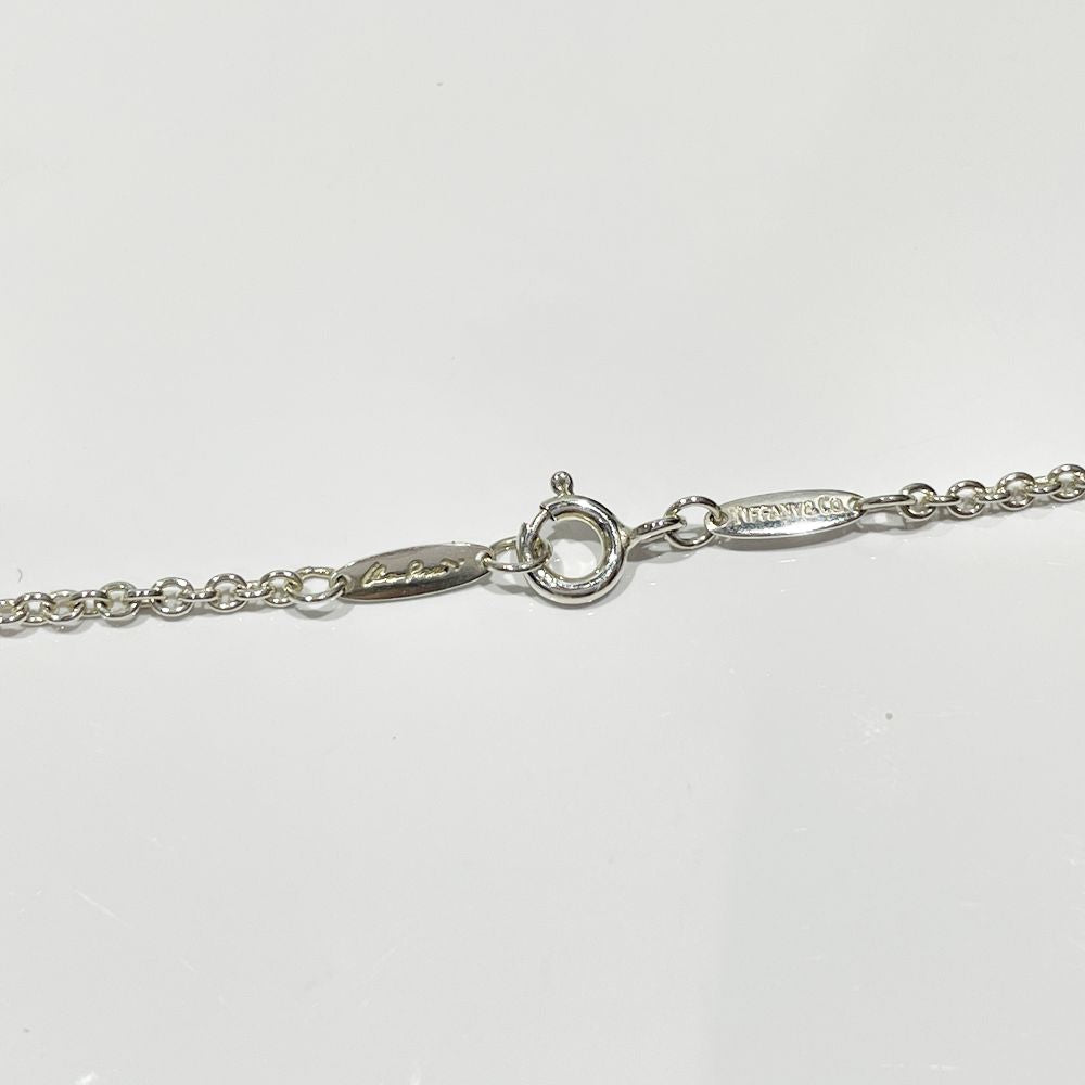 TIFFANY&Co.(ティファニー) オープンハート 1Pパール ラリアット ネックレス シルバー925 レディース【中古】20240917