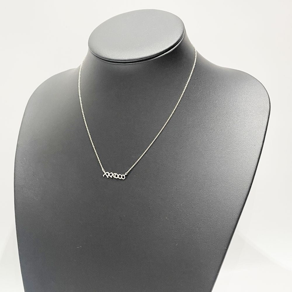 中古AB/使用感小】TIFFANY&Co. ティファニー ラブ＆キス シルバー925 レディース ネックレス シルバー20494222