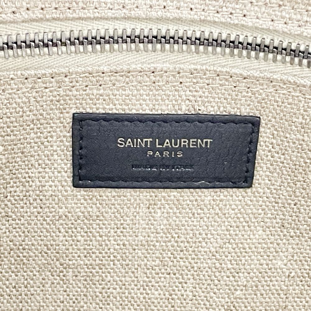 SAINT LAURENT PARIS(サンローランパリ) RIVE GAUCHE リヴ・ゴーシュ ノエ トートバッグ コーティングキャンバス/レザー ユニセックス【中古AB】20241005