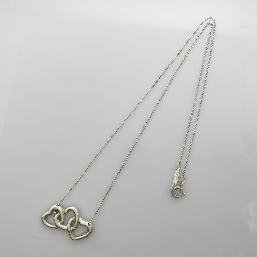 TIFFANY&Co.(ティファニー) トリプルラビングハート ネックレス シルバー925 レディース【中古】