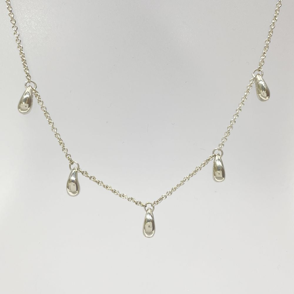 TIFFANY&Co.(ティファニー) ティアドロップ 5連 ネックレス シルバー925 レディース【中古】20241009