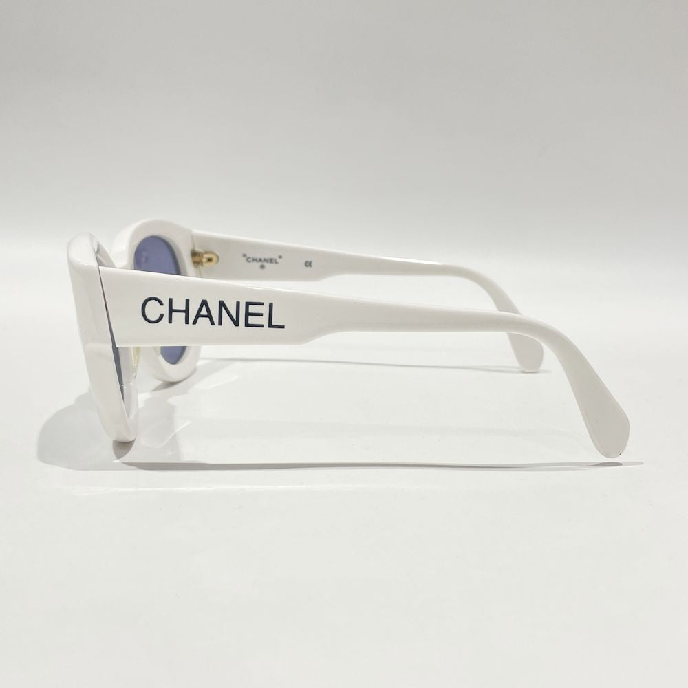 CHANEL(シャネル) ウェリントン ロゴ アイウェア 05247 10601 ヴィンテージ サングラス プラスチック/ ユニセックス【中古A】20241019