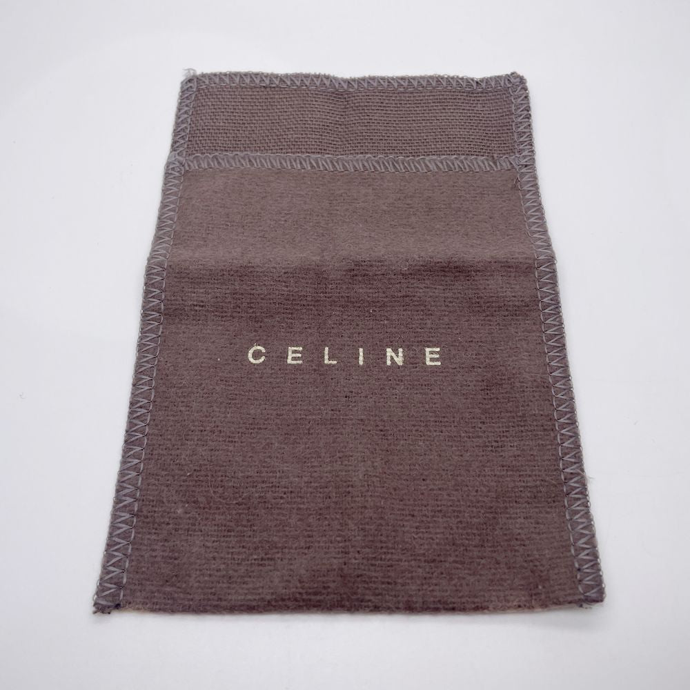 CELINE(セリーヌ) トリオンフ ラインストーン マカダム ブラゾン ペンダント ネックレス メタル ユニセックス【中古A】