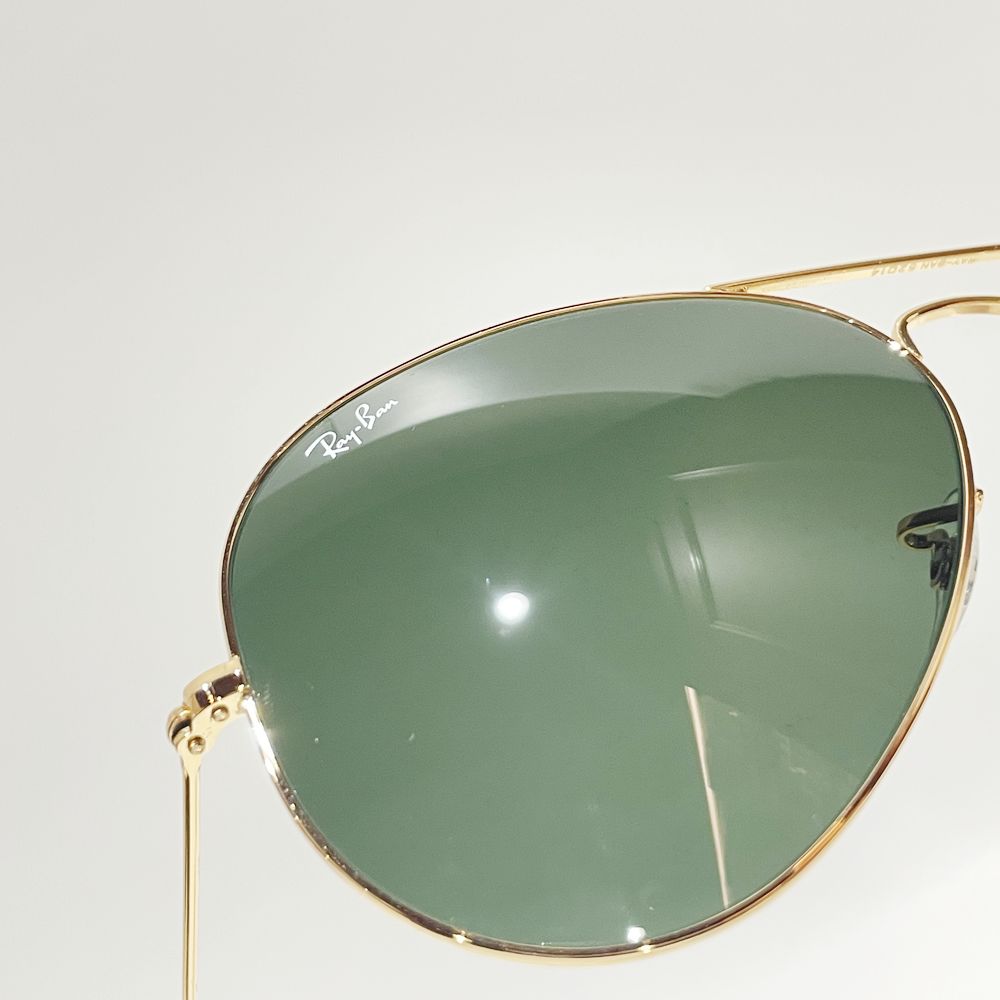 Ray-Ban(レイバン) アビエーター ラージメタル ティアドロップ L2846 アイウェア RB3026 サングラス メタル/ ユニセックス【中古A】20241019