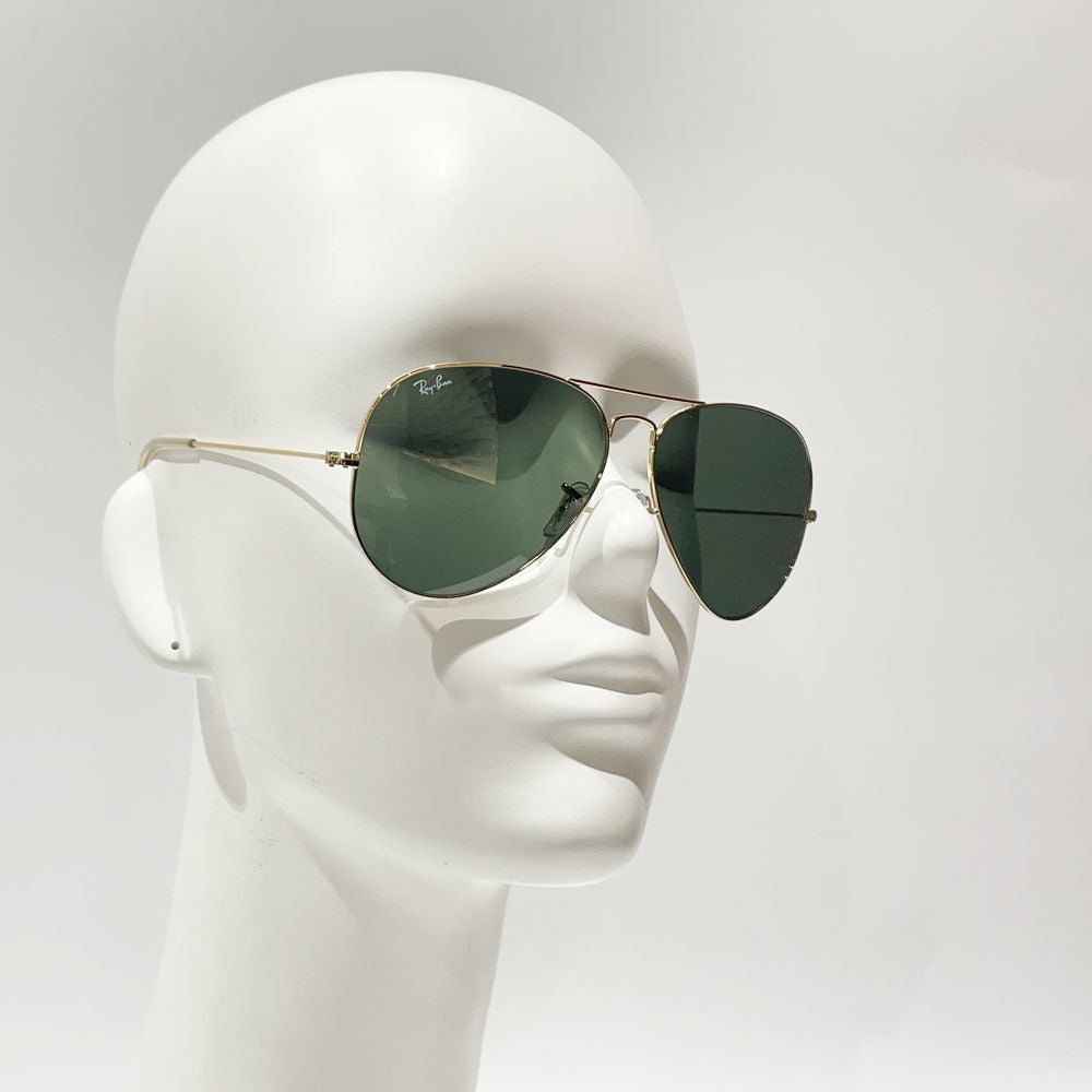 Ray-Ban(レイバン) アビエーター ラージメタル ティアドロップ L2846 アイウェア RB3026 サングラス メタル/ ユニセックス【中古A】20241019