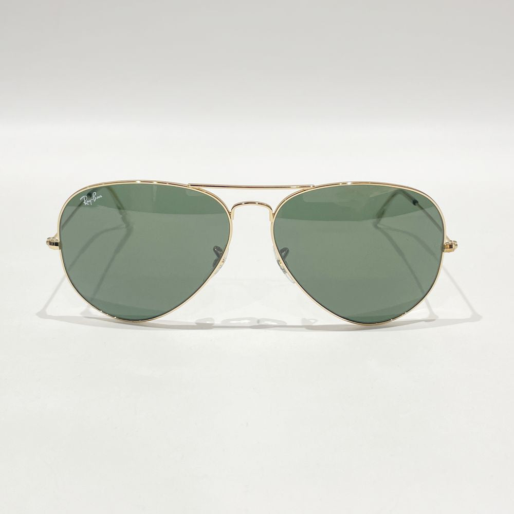 Ray-Ban(レイバン) アビエーター ラージメタル ティアドロップ L2846 アイウェア RB3026 サングラス メタル/ ユニセックス【中古A】20241019