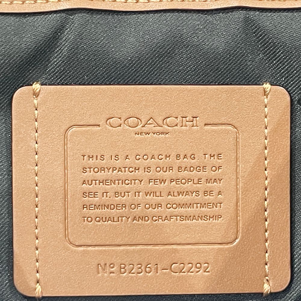 COACH(コーチ) リーグ バイク バッグ メッセンジャー C2292 ショルダーバッグ カーフ メンズ【中古A】20241012