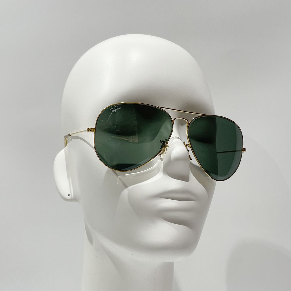 中古A/美品】Ray-Ban レイバン ヴィンテージ ティアドロップ G-15 B&L USA. アビエイター ユニセックス サングラス L2846  ゴールド20495931