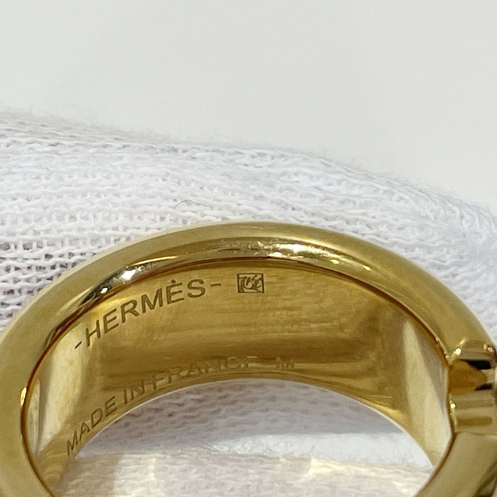 HERMES(エルメス) オランプ 13.5号 リング・指輪 GP/レザー ユニセックス【中古A】20241031