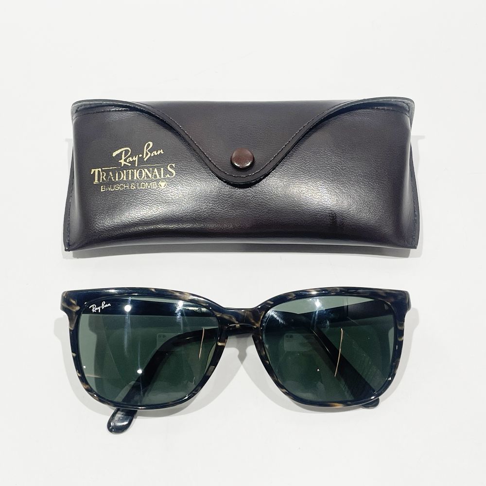 Ray-Ban(レイバン) トラディショナル CLINTON #9 スクエア デミ柄 ヴィンテージ サングラス プラスチック/ ユニセックス【中古B】20241023