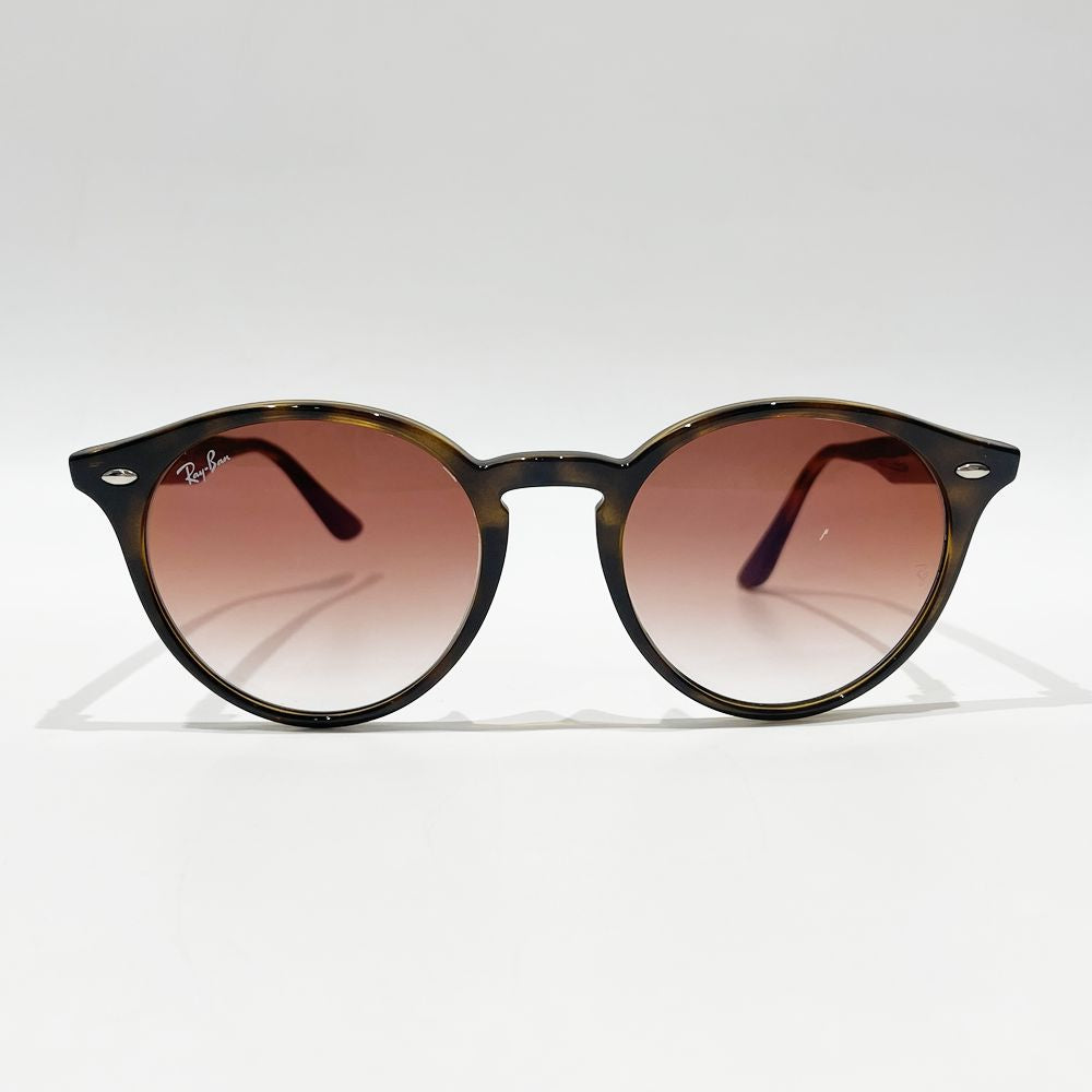 中古AB/使用感小】Ray-Ban レイバン ラウンド グラデーション ユニセックス サングラス RB2180-F 710/V0 ブラウン /ピンク20495940