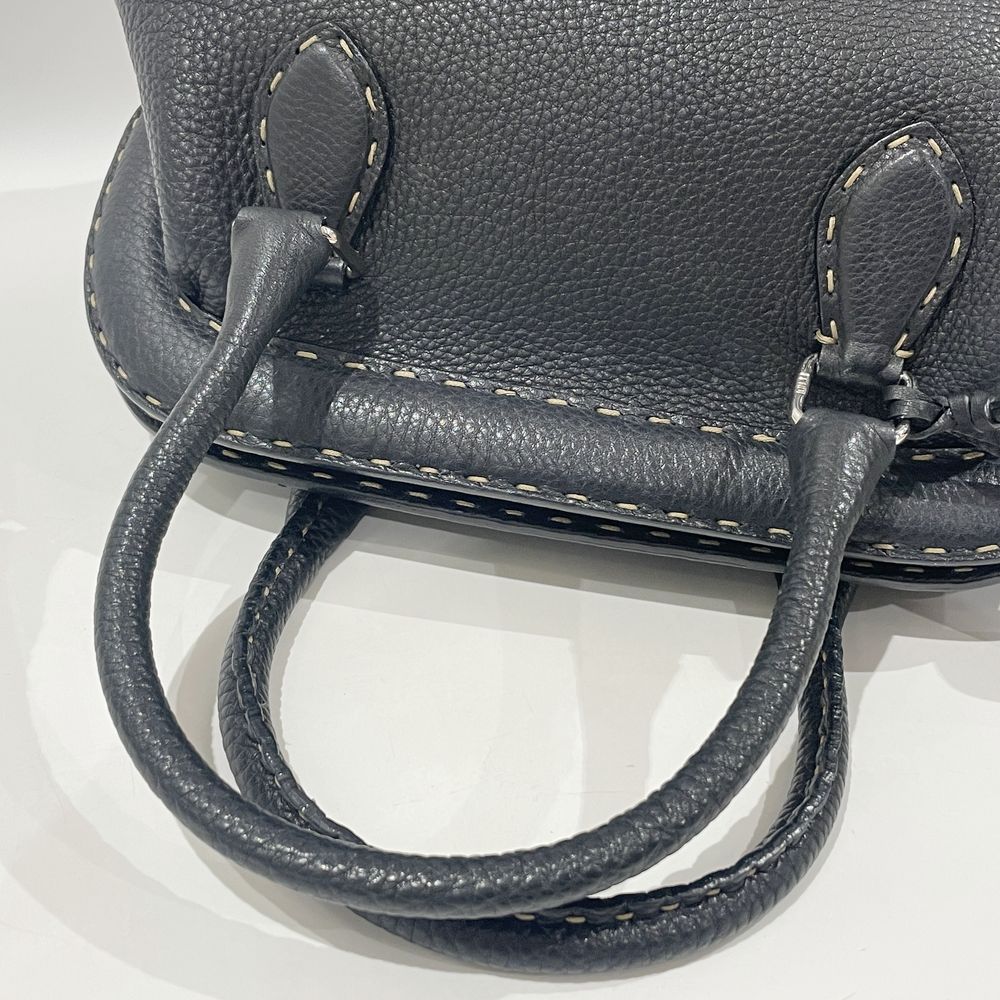 中古AB/使用感小】FENDI フェンディ セレリア ドクターズ ミニ レディース ハンドバッグ 8BN127 グレー20495975