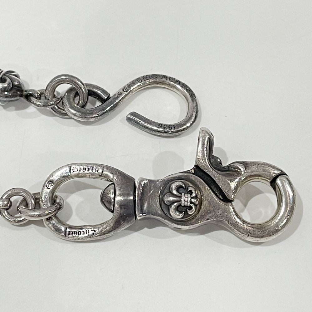 中古AB/使用感小】CHROME HEARTS クロムハーツ 1クリップ ＃2フレアボール ショート メンズ ウォレットチェーン  シルバー20496083