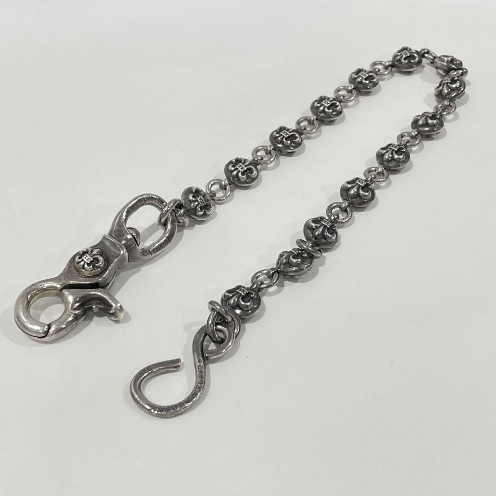 CHROME HEARTS(クロムハーツ) 1クリップ ＃2フレアボール ショート ウォレットチェーン シルバー925 メンズ【中古】20241014