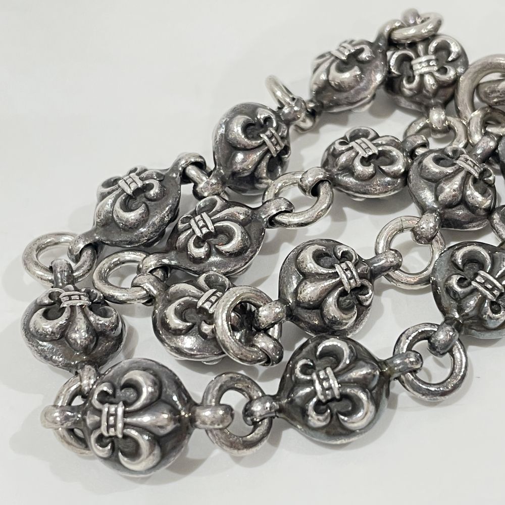 CHROME HEARTS(クロムハーツ) 1クリップ ＃2フレアボール ショート ウォレットチェーン シルバー925 メンズ【中古】20241014