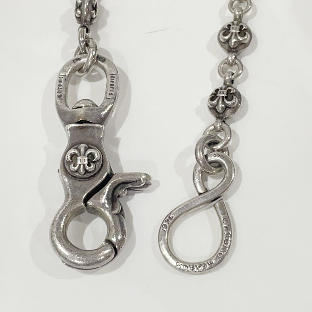 中古AB/使用感小】CHROME HEARTS クロムハーツ 1クリップロング #1フレアボール メンズ ウォレットチェーン シルバー20496084