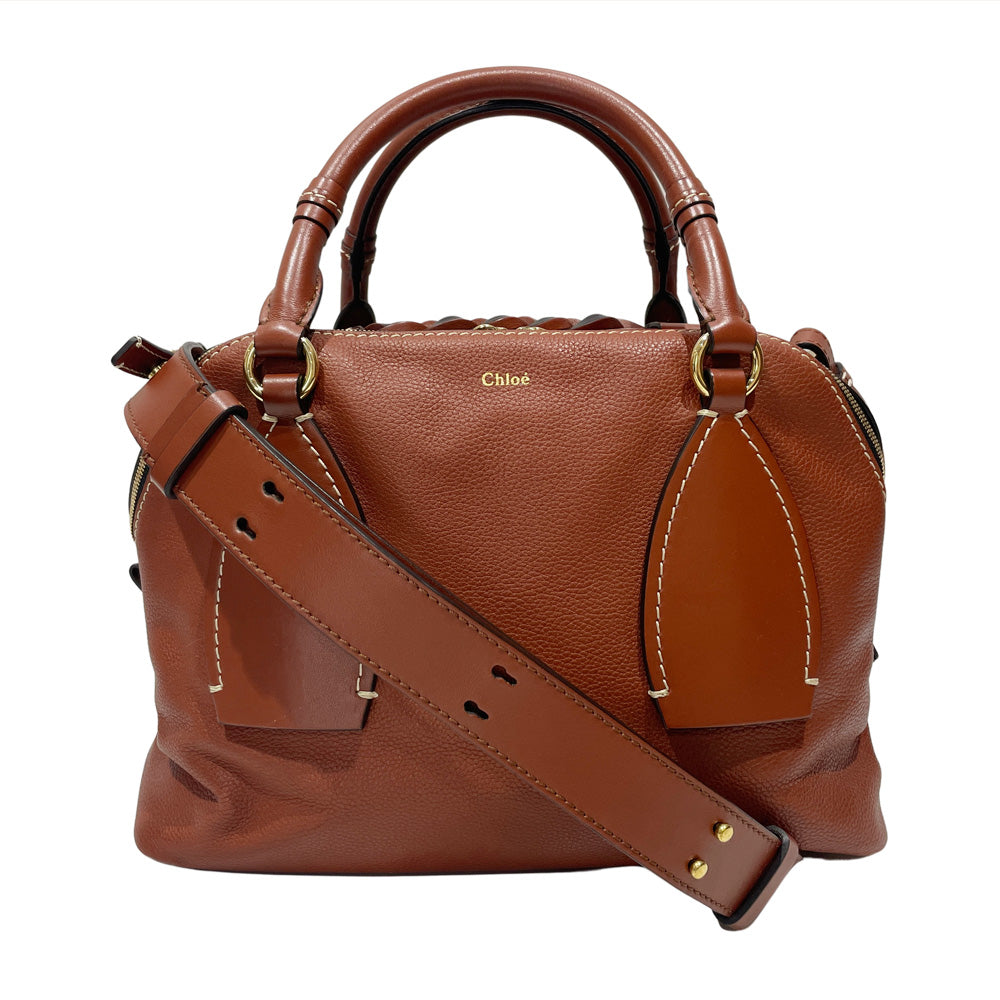 Chloe(クロエ) ダリア ミディアム 2WAY CHC20US360C6227S ハンドバッグ レザー レディース【中古A】20241026