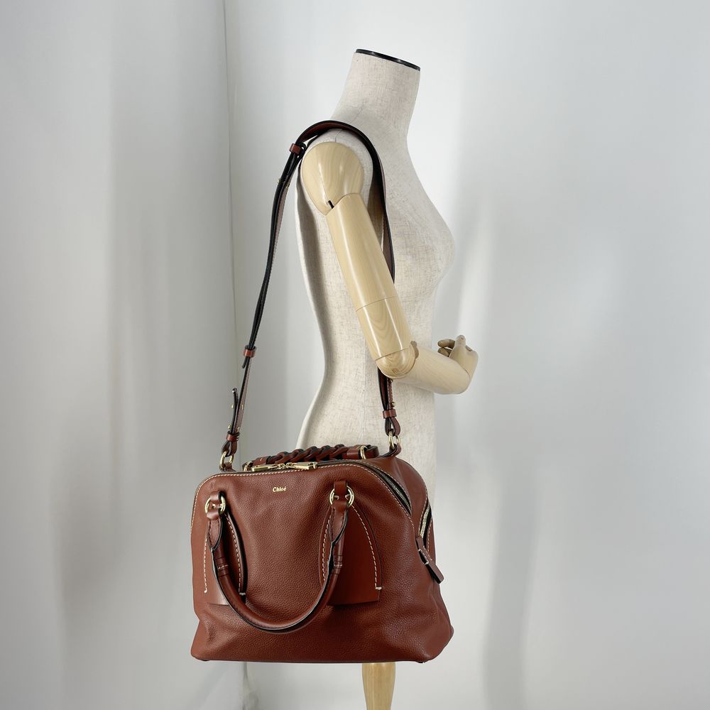 Chloe(クロエ) ダリア ミディアム 2WAY CHC20US360C6227S ハンドバッグ レザー レディース【中古A】20241026