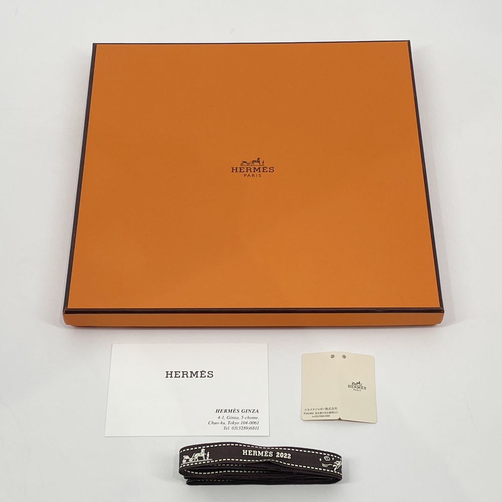 中古AB/使用感小】HERMES エルメス カレ90 Projets Carres au Crayon プロジェクト オ クレヨン ユニセックス  スカーフ ピンク20496580