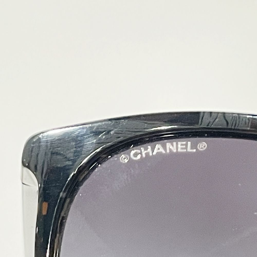 CHANEL(シャネル) パール ロゴ ボストン型 C5183 サングラス プラスチック/ レディース【中古A】20241101