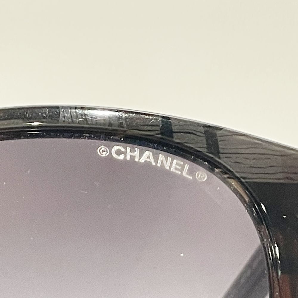 CHANEL(シャネル) パール ロゴ ボストン型 C5183 サングラス プラスチック/ レディース【中古A】20241101