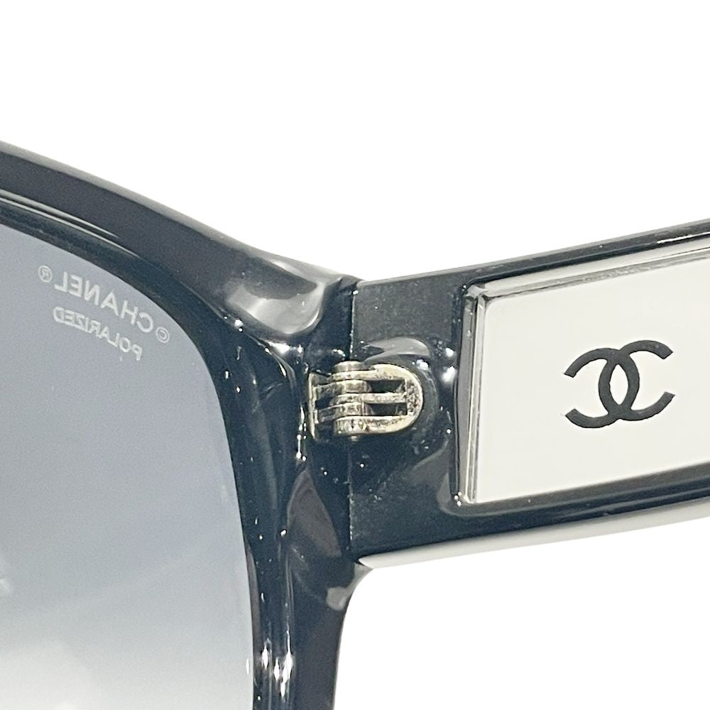 CHANEL(シャネル) 偏光レンズ サイドトランスパラン ココマーク C5429 サングラス プラスチック/ ユニセックス【中古B】