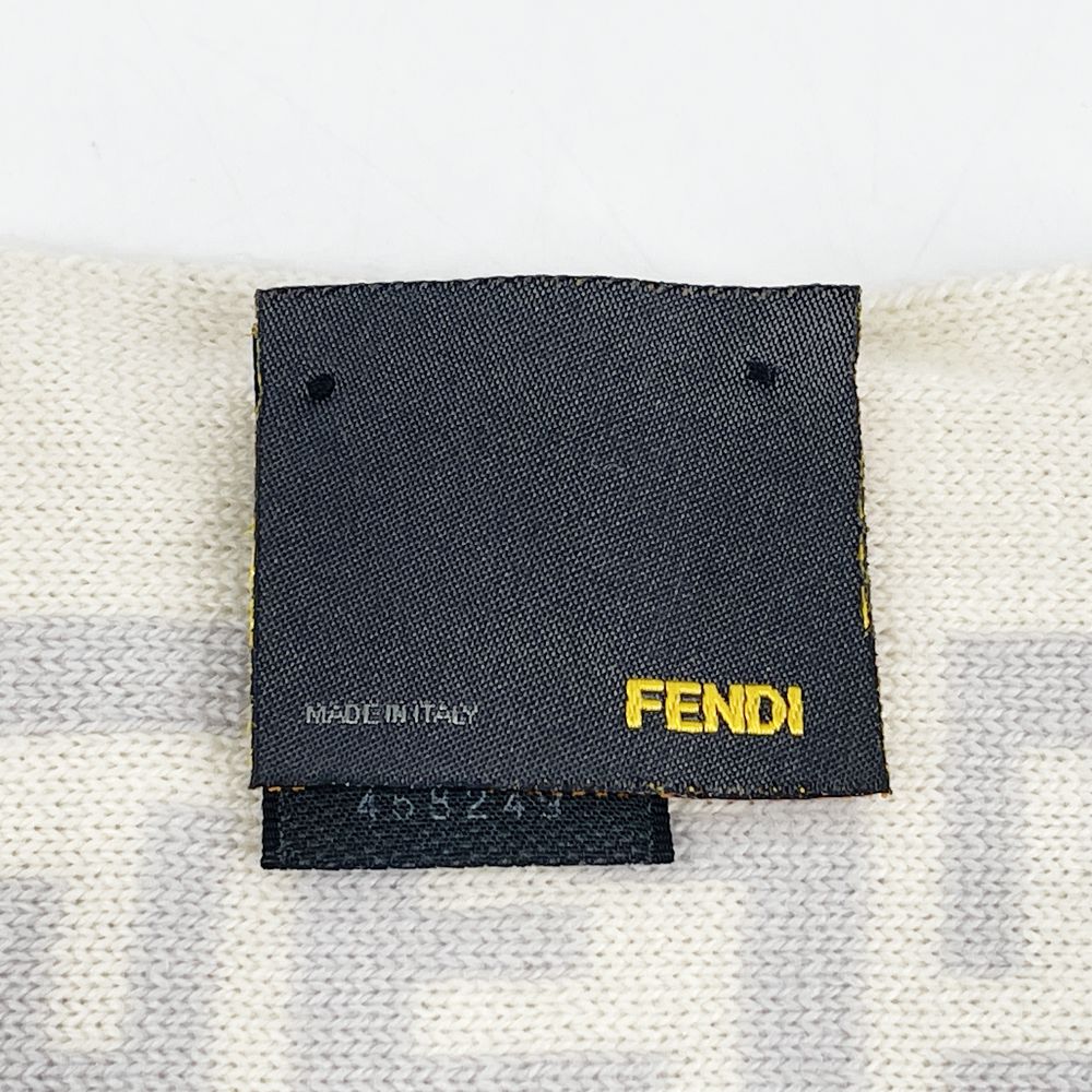 FENDI(フェンディ) 155cm×27cm ズッカ 総柄 マフラー ウール/ ユニセックス【中古AB】20241029